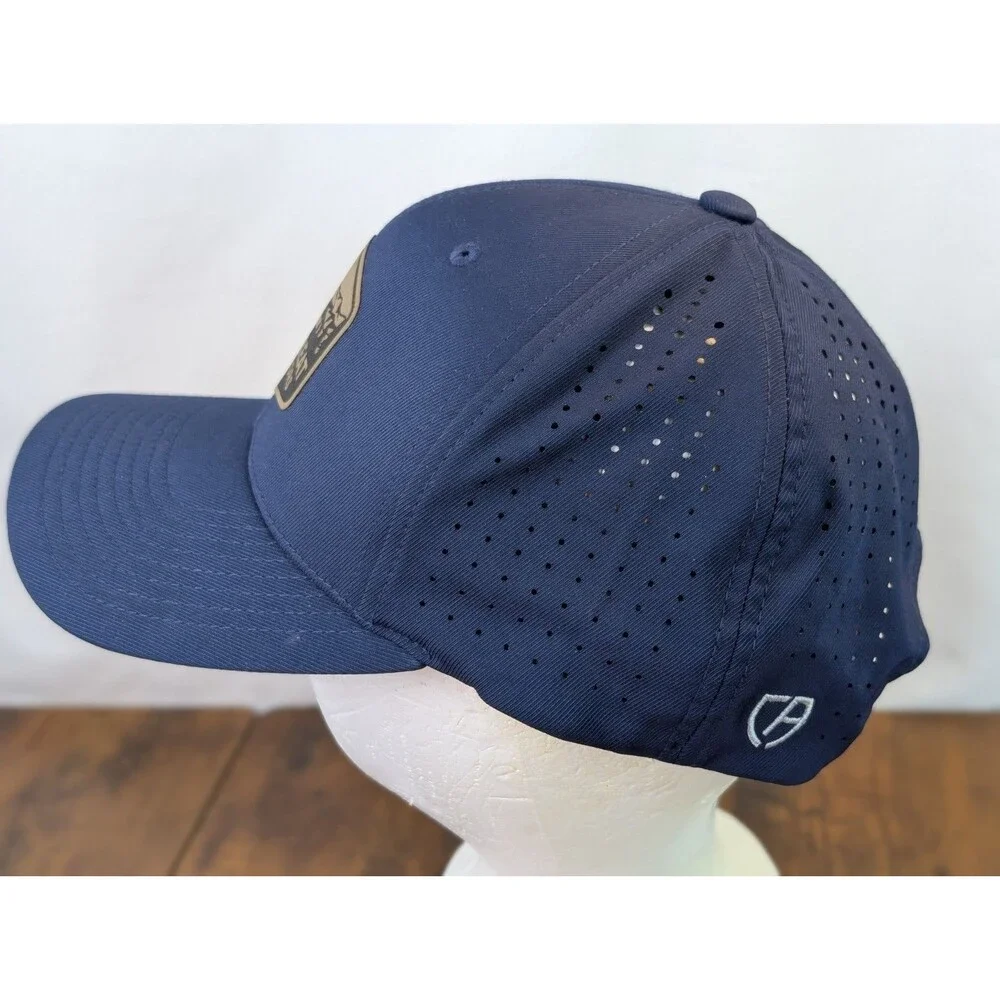 Cap America i8533 Great Outdoors Hat Flexfit 110 Navy Perforated Snapback Cap